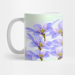 Purple Violet Flowers Mug